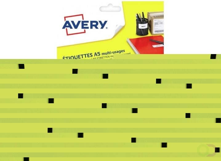 Avery PET15J ronde markeringsetiketten diameter 15 mm blister van 960 stuks geel